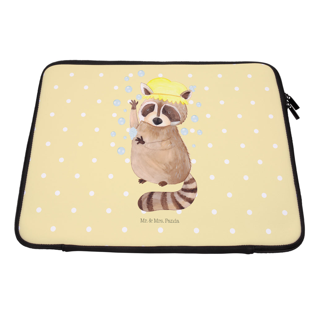27 x 36 Notebook Tasche  Waschbär Notebook Tasche, Laptop, Computertasche, Tasche, Damen, Schutzhülle, Tiermotive, Gute Laune, lustige Sprüche, Tiere, Waschbär, Tagträumen, Plan, Fröhlich, waschen, Seifenblasen