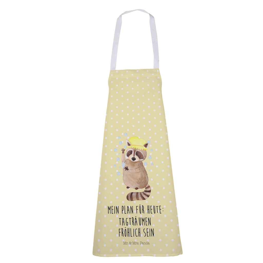 Kochschürze Waschbär Schürze, Backschürze, Küchenschürze, Grillschürze, Latzschürze, Tiermotive, Gute Laune, lustige Sprüche, Tiere, Waschbär, Tagträumen, Plan, Fröhlich, waschen, Seifenblasen