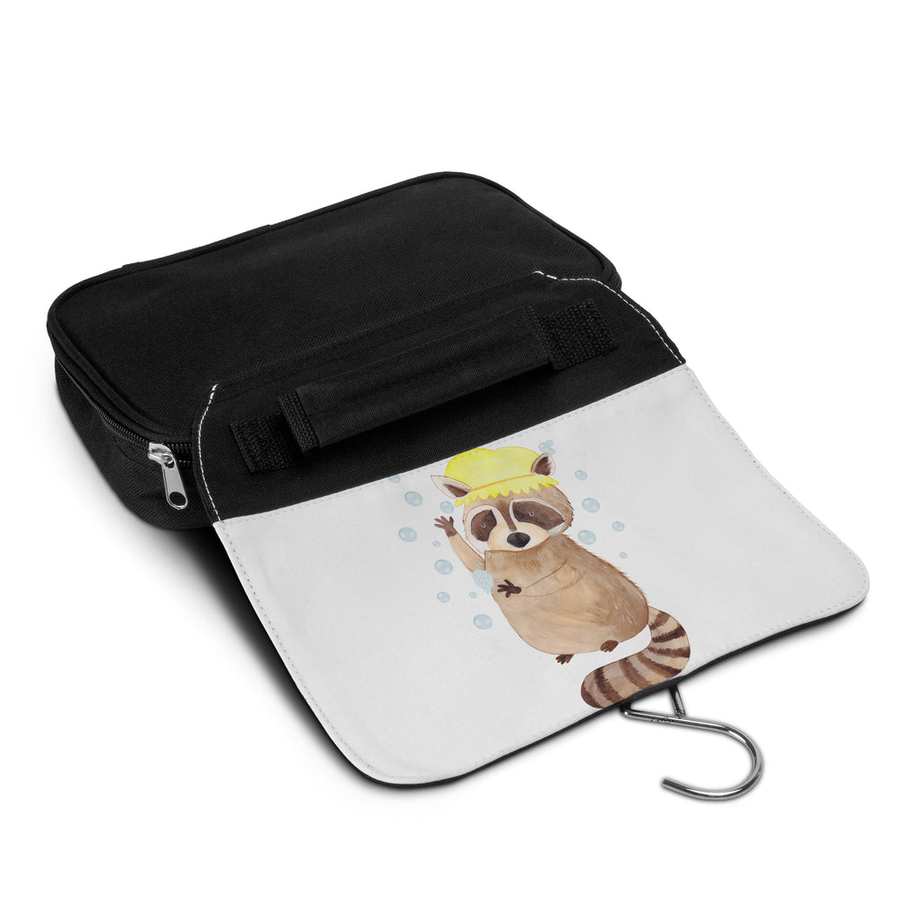 Kulturbeutel Waschbär Kulturbeutel, Zum Aufhängen, Waschtasche, Kosmetiktasche, Damen, Herren, Aufbewahrungstasche, Schminktasche, Kosmetikbeutel, Organizer, Kulturtasche, Schminkutensil, Tiermotive, Gute Laune, lustige Sprüche, Tiere, Waschbär, Tagträumen, Plan, Fröhlich, waschen, Seifenblasen