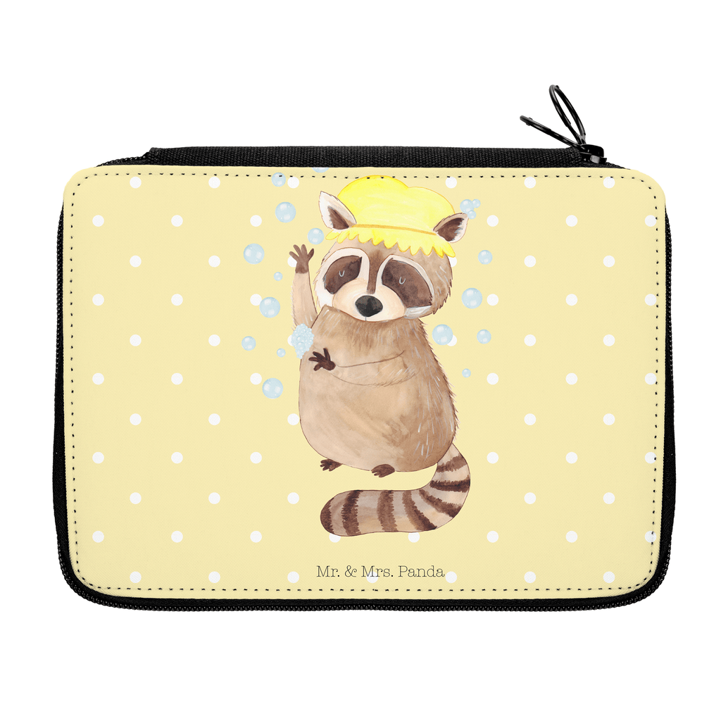 Federmappe Waschbär Federmappe, Stiftetasche, Stifte Etui, Schule, Einschulung, Geschenk, Kind, Schüler, Schülerin, Stifterolle, Federmäppchen, Motiv, Grundschule, Federmäppchen bedruckt, Büro Stifte Etui, Bestückte Federmappe, Kinder Federmappe, Federmappe Einschulung, Tiermotive, Gute Laune, lustige Sprüche, Tiere, Waschbär, Tagträumen, Plan, Fröhlich, waschen, Seifenblasen