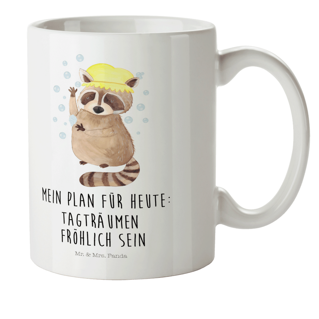 Kindertasse Waschbär Kunststoff Tasse, Kindergarten, Tasse, Trinkbecher, Camping Becher, Kaffeetasse, Kunststoffbecher, Kindergartenbecher, Outdoorgeschirr, Kunststoffgeschirr, Reisebecher, Reisetasse, Kinderbecher, Tiermotive, Gute Laune, lustige Sprüche, Tiere, Waschbär, Tagträumen, Plan, Fröhlich, waschen, Seifenblasen