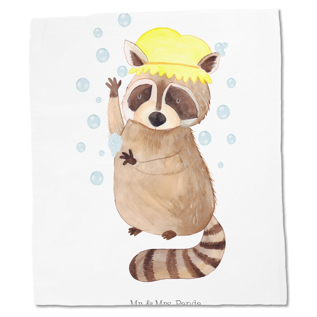 Tragetasche Waschbär Beuteltasche, Beutel, Einkaufstasche, Jutebeutel, Stoffbeutel, Tiermotive, Gute Laune, lustige Sprüche, Tiere, Waschbär, Tagträumen, Plan, Fröhlich, waschen, Seifenblasen