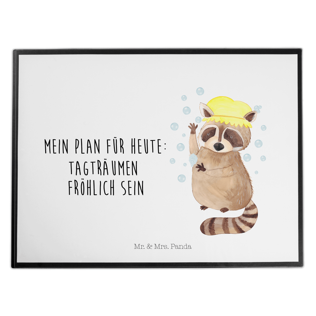 Schreibtischunterlage Waschbär Schreibunterlage, Schreibtischauflage, Bürobedarf, Büroartikel, Schreibwaren, Schreibtisch Unterlagen, Schreibtischunterlage Groß, Tiermotive, Gute Laune, lustige Sprüche, Tiere, Waschbär, Tagträumen, Plan, Fröhlich, waschen, Seifenblasen