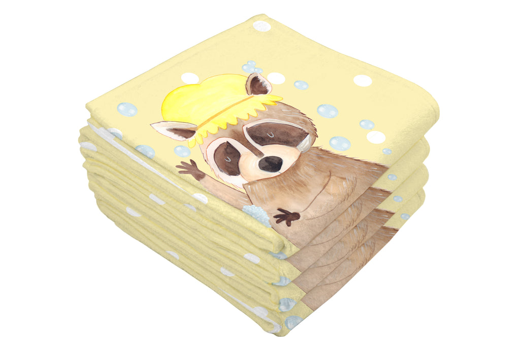 Gäste Handtuch Waschbär Gästetuch, Reisehandtuch, Sport Handtuch, Frottier, Kinder Handtuch, Tiermotive, Gute Laune, lustige Sprüche, Tiere, Waschbär, Tagträumen, Plan, Fröhlich, waschen, Seifenblasen