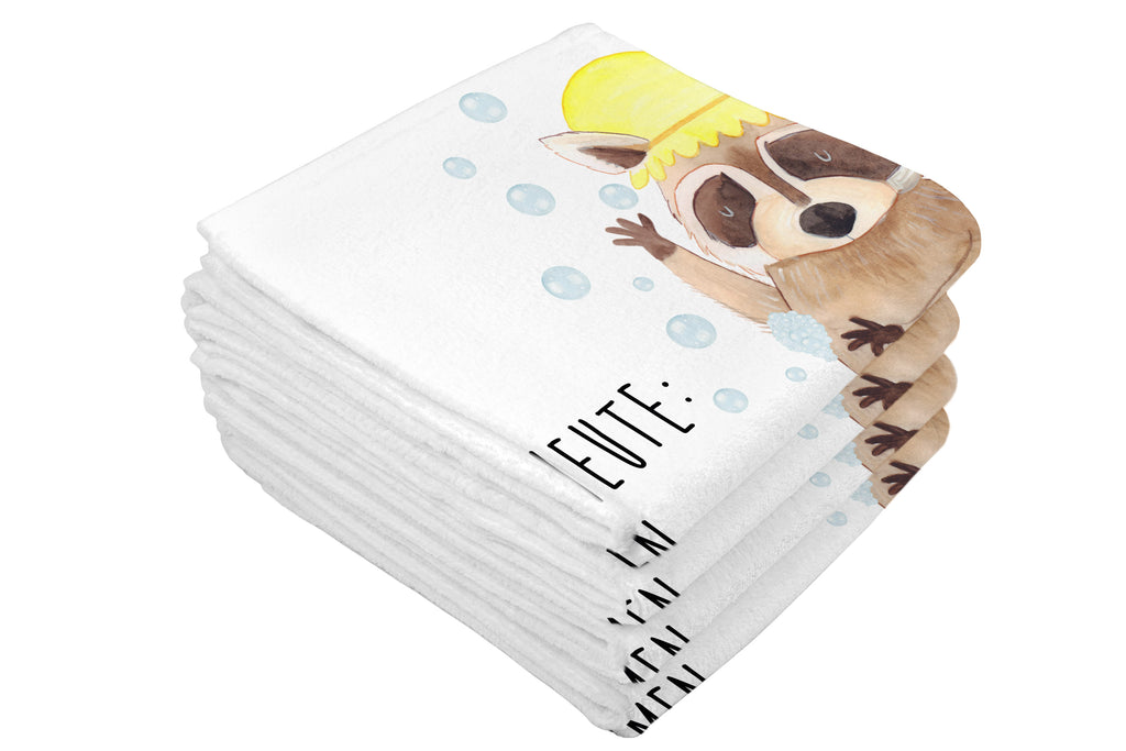 50 x 100 Handtuch Waschbär Handtuch, Badehandtuch, Badezimmer, Handtücher, groß, Kinder, Baby, Tiermotive, Gute Laune, lustige Sprüche, Tiere, Waschbär, Tagträumen, Plan, Fröhlich, waschen, Seifenblasen