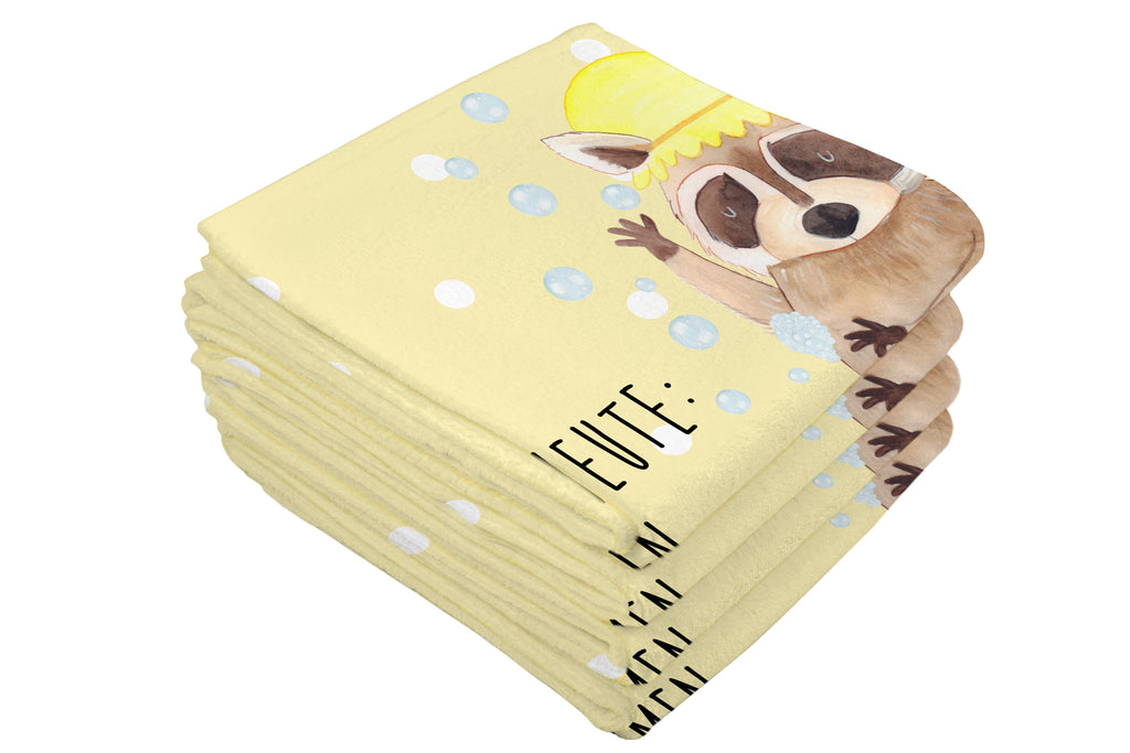 50 x 100 Handtuch Waschbär Handtuch, Badehandtuch, Badezimmer, Handtücher, groß, Kinder, Baby, Tiermotive, Gute Laune, lustige Sprüche, Tiere, Waschbär, Tagträumen, Plan, Fröhlich, waschen, Seifenblasen