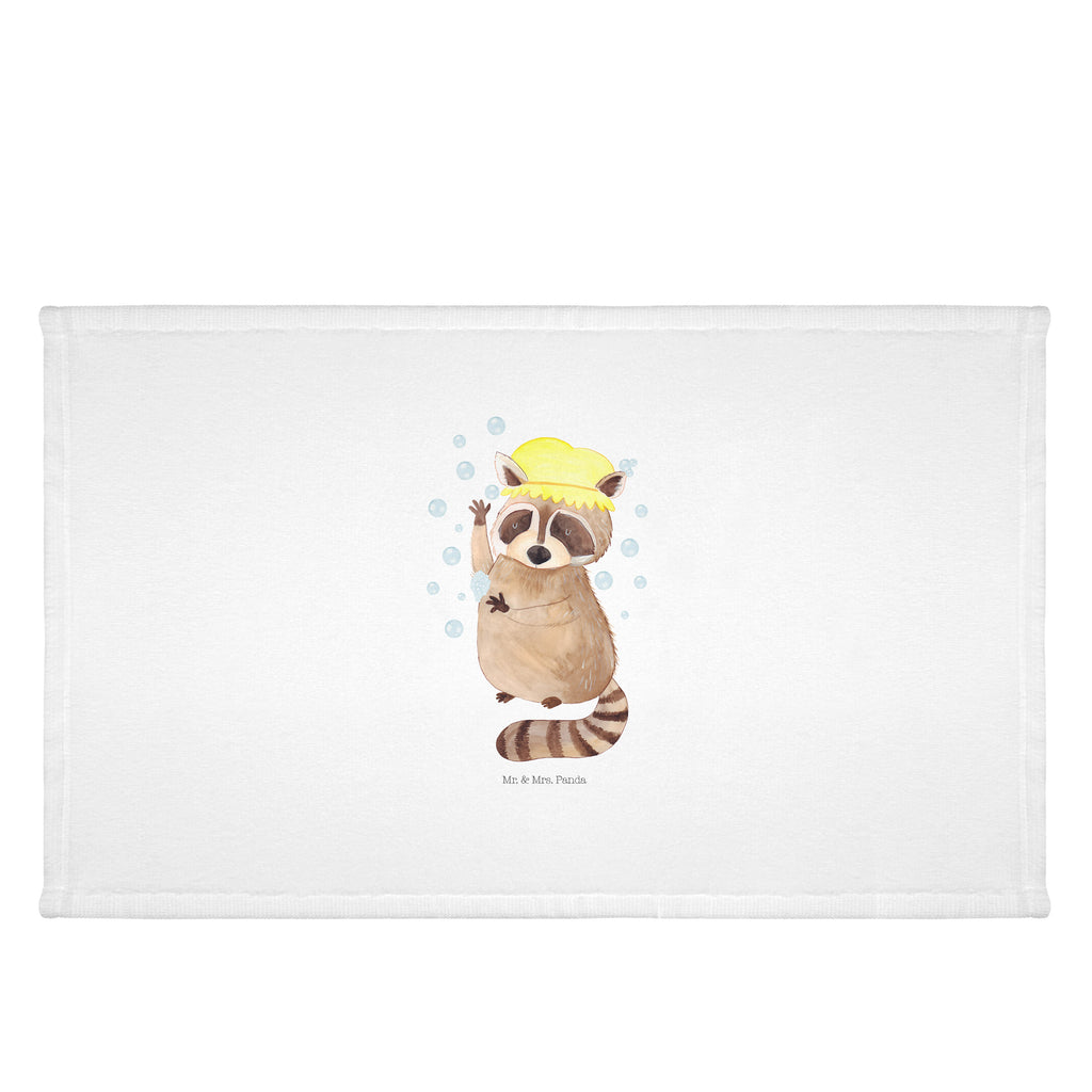 50 x 100 Handtuch Waschbär Handtuch, Badehandtuch, Badezimmer, Handtücher, groß, Kinder, Baby, Tiermotive, Gute Laune, lustige Sprüche, Tiere, Waschbär, Tagträumen, Plan, Fröhlich, waschen, Seifenblasen