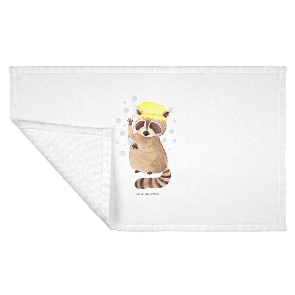 50 x 100 Handtuch Waschbär Handtuch, Badehandtuch, Badezimmer, Handtücher, groß, Kinder, Baby, Tiermotive, Gute Laune, lustige Sprüche, Tiere, Waschbär, Tagträumen, Plan, Fröhlich, waschen, Seifenblasen