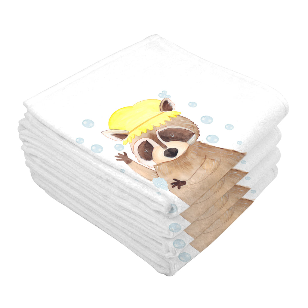 50 x 100 Handtuch Waschbär Handtuch, Badehandtuch, Badezimmer, Handtücher, groß, Kinder, Baby, Tiermotive, Gute Laune, lustige Sprüche, Tiere, Waschbär, Tagträumen, Plan, Fröhlich, waschen, Seifenblasen