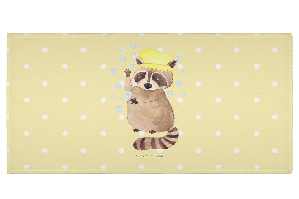 50 x 100 Handtuch Waschbär Handtuch, Badehandtuch, Badezimmer, Handtücher, groß, Kinder, Baby, Tiermotive, Gute Laune, lustige Sprüche, Tiere, Waschbär, Tagträumen, Plan, Fröhlich, waschen, Seifenblasen