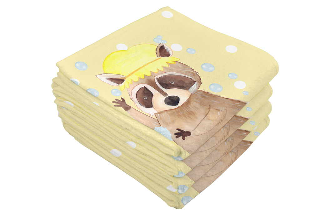 50 x 100 Handtuch Waschbär Handtuch, Badehandtuch, Badezimmer, Handtücher, groß, Kinder, Baby, Tiermotive, Gute Laune, lustige Sprüche, Tiere, Waschbär, Tagträumen, Plan, Fröhlich, waschen, Seifenblasen