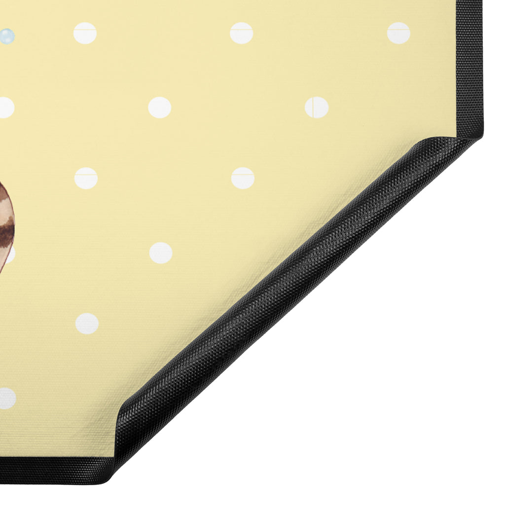 Fußmatte Waschbär Waschbär, Tagträumen, Plan, Fröhlich, waschen, Seifenblasen Türvorleger, Schmutzmatte, Fußabtreter, Matte, Schmutzfänger, Fußabstreifer, Schmutzfangmatte, Türmatte, Motivfußmatte,  Haustürmatte, Vorleger  süße Tiermotive, gute Laune, lustige Sprüche, Tiere