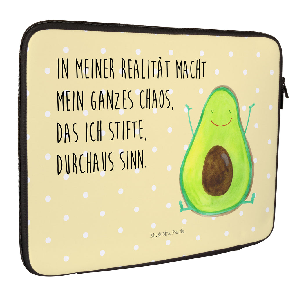 33 x 42 Notebook Tasche Avocado Happy Notebook Tasche, Laptop, Computertasche, Tasche, Schutzhülle, Avocado, Veggie, Vegan, Gesund, Chaos