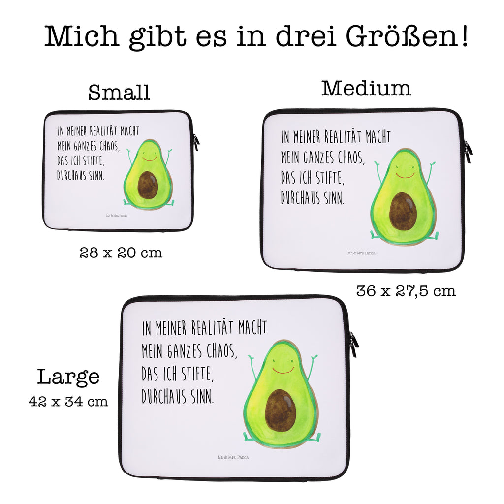 33 x 42 Notebook Tasche Avocado Happy Notebook Tasche, Laptop, Computertasche, Tasche, Schutzhülle, Avocado, Veggie, Vegan, Gesund, Chaos