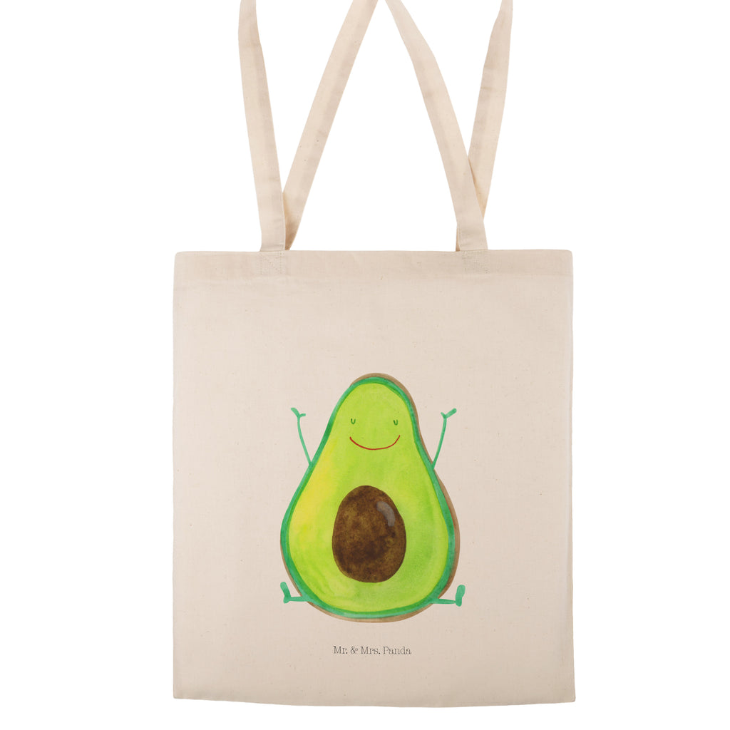 Tragetasche Avocado Happy Beuteltasche, Beutel, Einkaufstasche, Jutebeutel, Stoffbeutel, Avocado, Veggie, Vegan, Gesund, Chaos