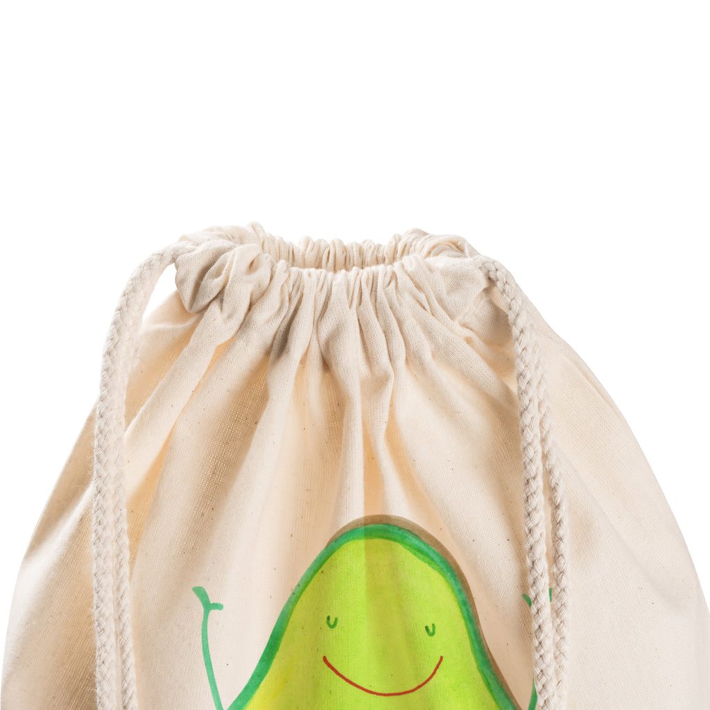 Sportbeutel Avocado Happy Turnbeutel, Beutel, Sporttasche, Tasche, Stoffbeutel, Avocado, Veggie, Vegan, Gesund, Chaos