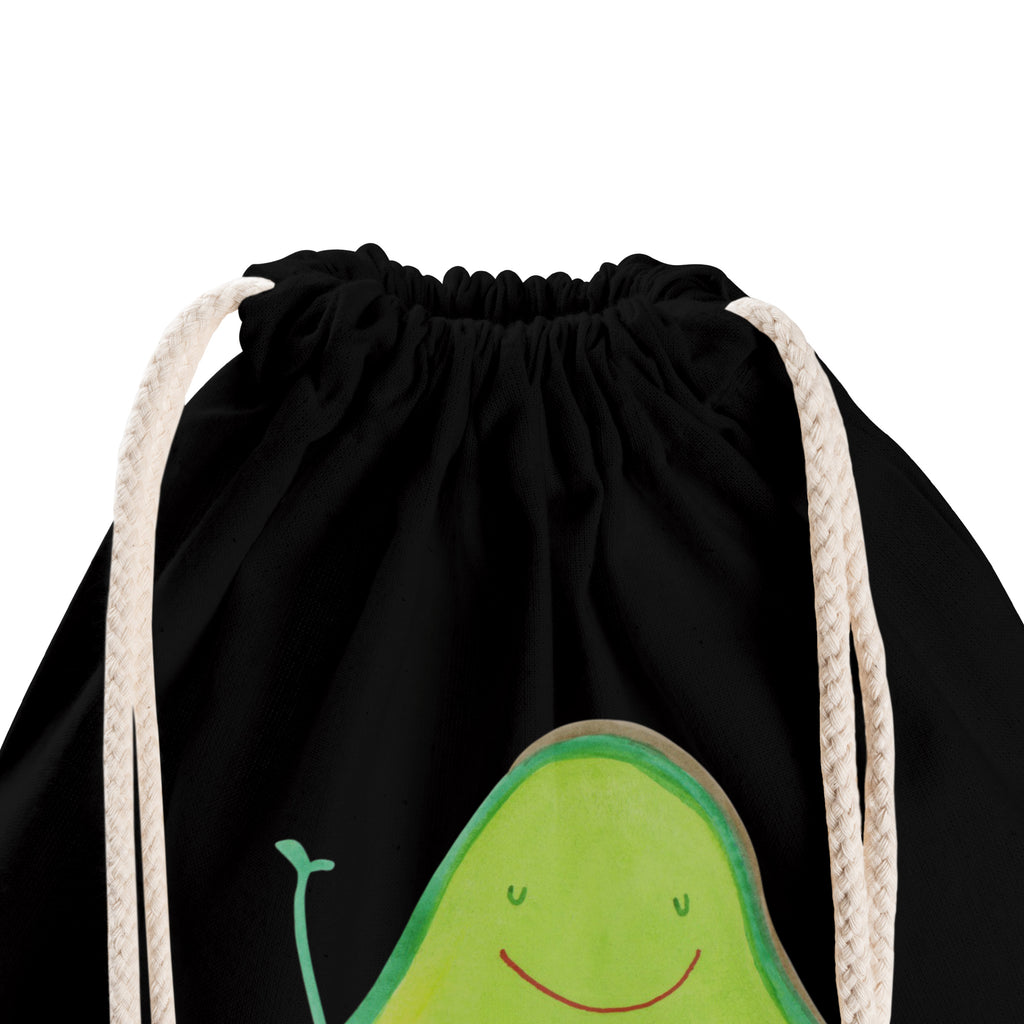 Sportbeutel Avocado Happy Turnbeutel, Beutel, Sporttasche, Tasche, Stoffbeutel, Avocado, Veggie, Vegan, Gesund, Chaos