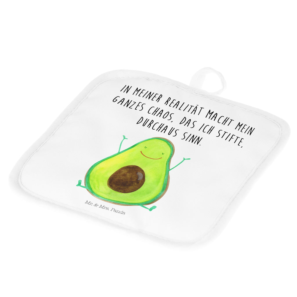 2er Set Topflappen  Avocado Happy Topflappen, Topfuntersetzer, Ofenhandschuh, Topflappen Set, Topflappen lustig, Topflappen mit Spruch, Avocado, Veggie, Vegan, Gesund, Chaos