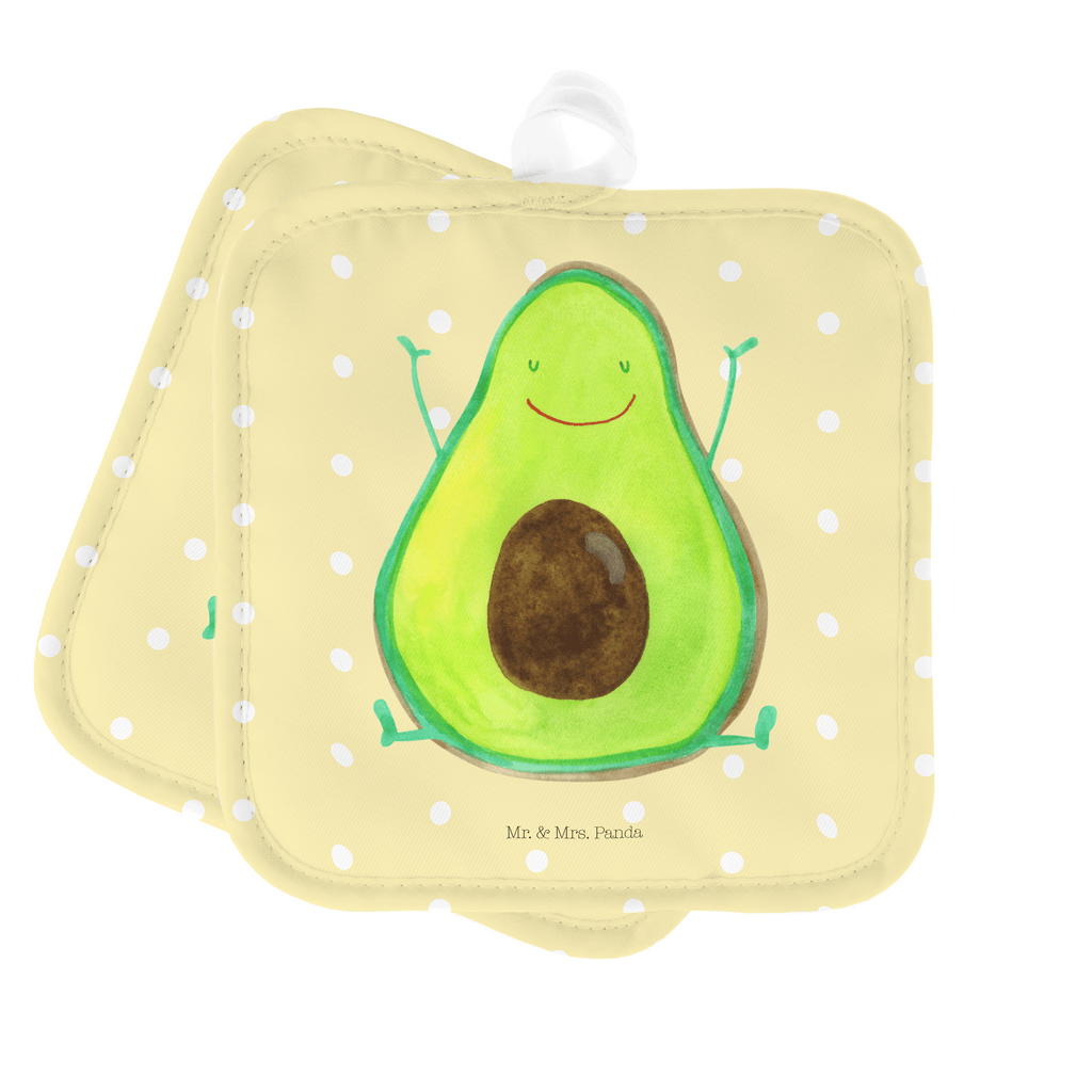 2er Set Topflappen  Avocado Happy Topflappen, Topfuntersetzer, Ofenhandschuh, Topflappen Set, Topflappen lustig, Topflappen mit Spruch, Avocado, Veggie, Vegan, Gesund, Chaos