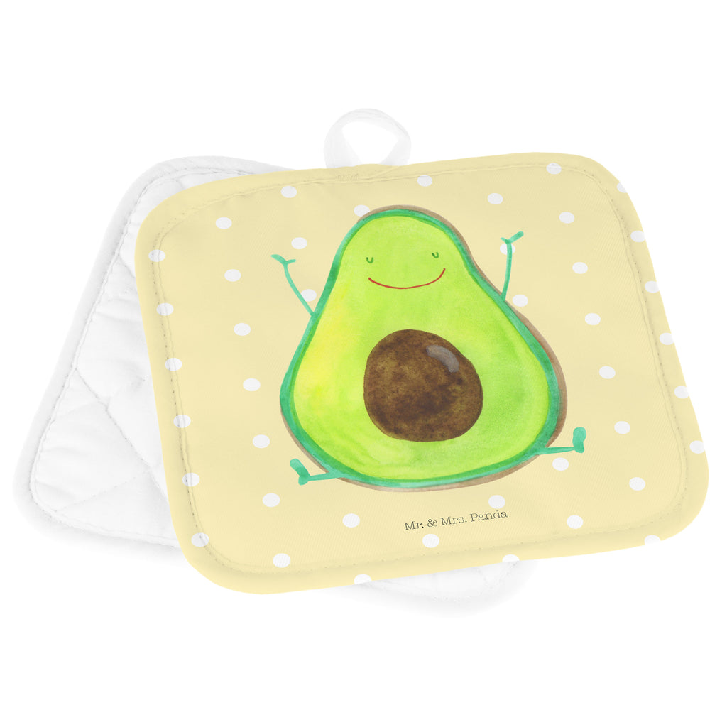 2er Set Topflappen  Avocado Happy Topflappen, Topfuntersetzer, Ofenhandschuh, Topflappen Set, Topflappen lustig, Topflappen mit Spruch, Avocado, Veggie, Vegan, Gesund, Chaos