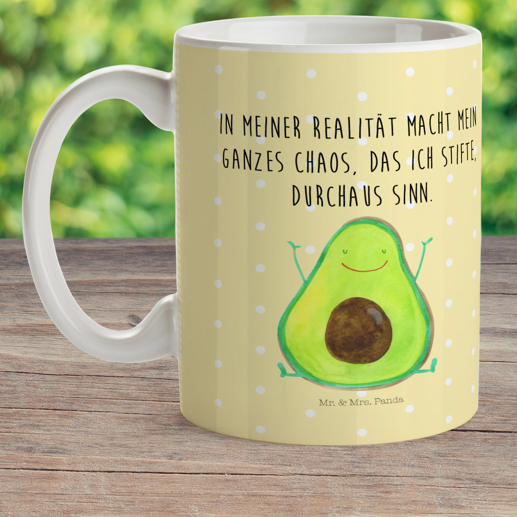 Kindertasse Avocado Happy Kunststoff Tasse, Kindergarten, Tasse, Trinkbecher, Camping Becher, Kaffeetasse, Kunststoffbecher, Kindergartenbecher, Outdoorgeschirr, Kunststoffgeschirr, Reisebecher, Reisetasse, Kinderbecher, Avocado, Veggie, Vegan, Gesund, Chaos