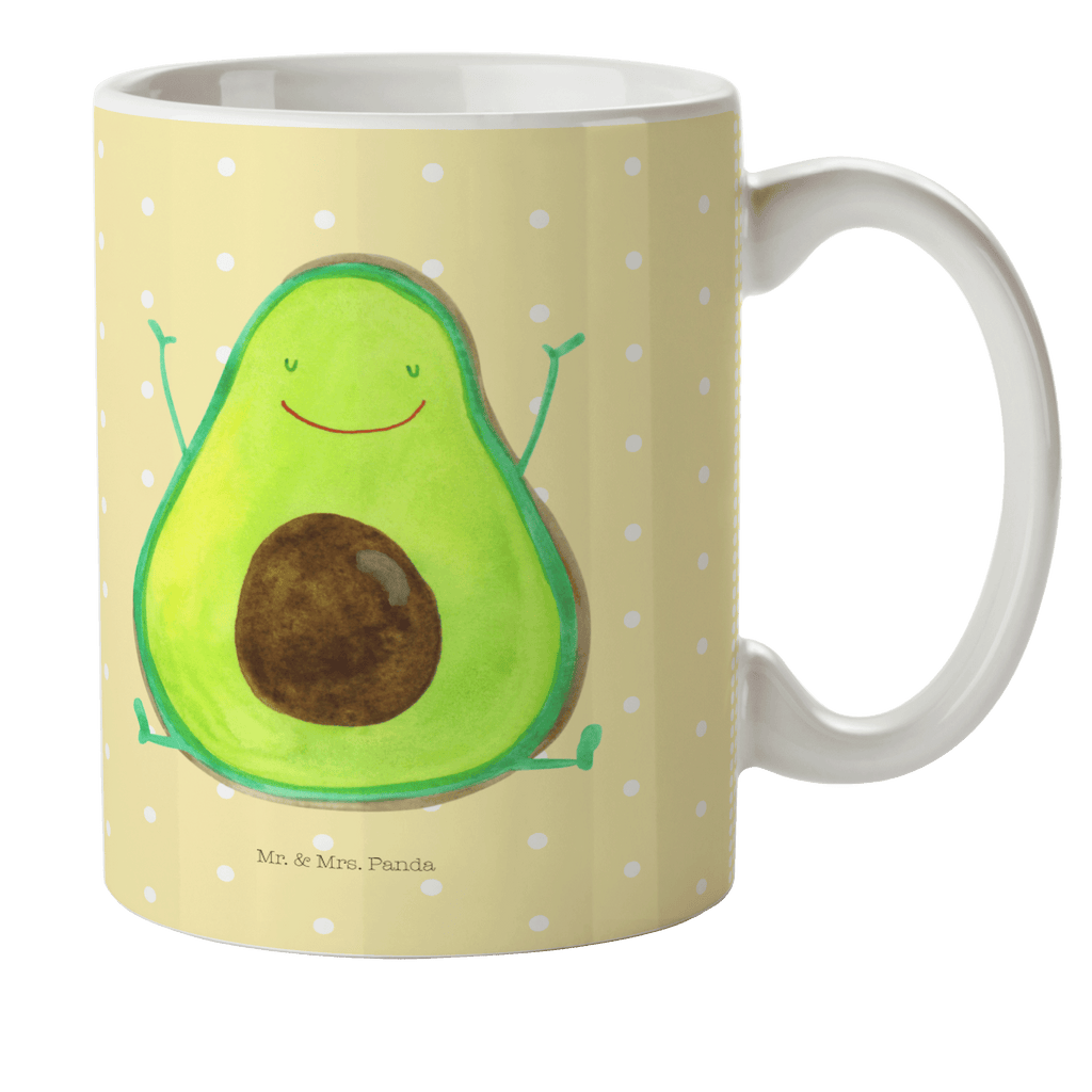 Kindertasse Avocado Happy Kunststoff Tasse, Kindergarten, Tasse, Trinkbecher, Camping Becher, Kaffeetasse, Kunststoffbecher, Kindergartenbecher, Outdoorgeschirr, Kunststoffgeschirr, Reisebecher, Reisetasse, Kinderbecher, Avocado, Veggie, Vegan, Gesund, Chaos