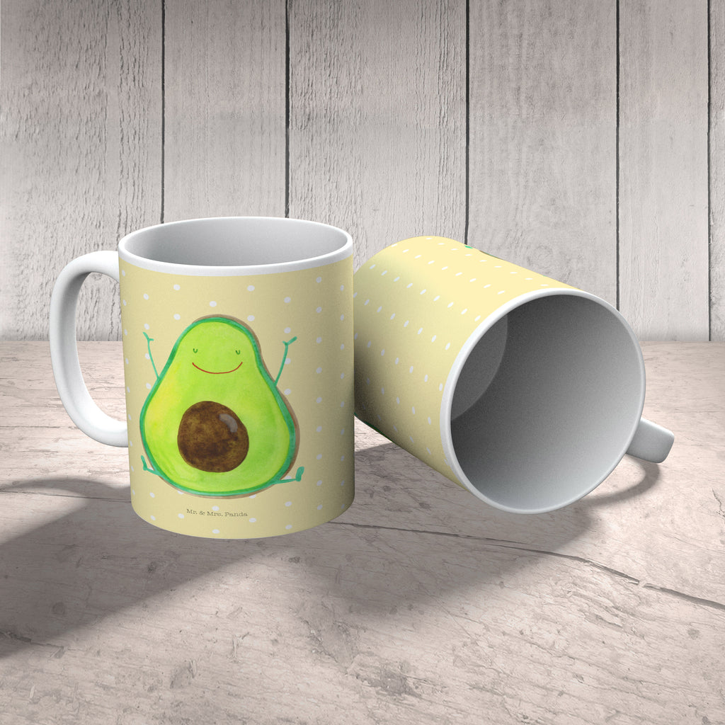 Kindertasse Avocado Happy Kunststoff Tasse, Kindergarten, Tasse, Trinkbecher, Camping Becher, Kaffeetasse, Kunststoffbecher, Kindergartenbecher, Outdoorgeschirr, Kunststoffgeschirr, Reisebecher, Reisetasse, Kinderbecher, Avocado, Veggie, Vegan, Gesund, Chaos