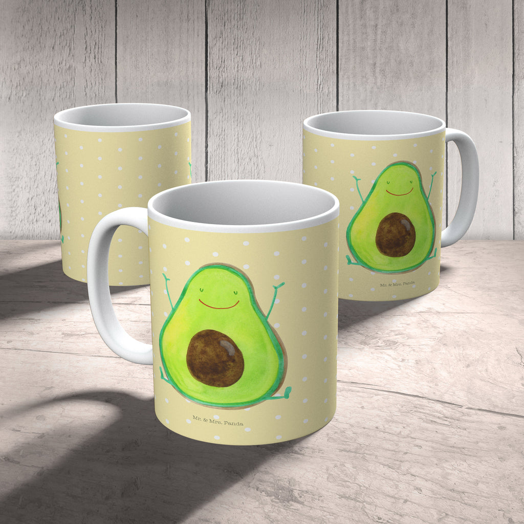 Kindertasse Avocado Happy Kunststoff Tasse, Kindergarten, Tasse, Trinkbecher, Camping Becher, Kaffeetasse, Kunststoffbecher, Kindergartenbecher, Outdoorgeschirr, Kunststoffgeschirr, Reisebecher, Reisetasse, Kinderbecher, Avocado, Veggie, Vegan, Gesund, Chaos