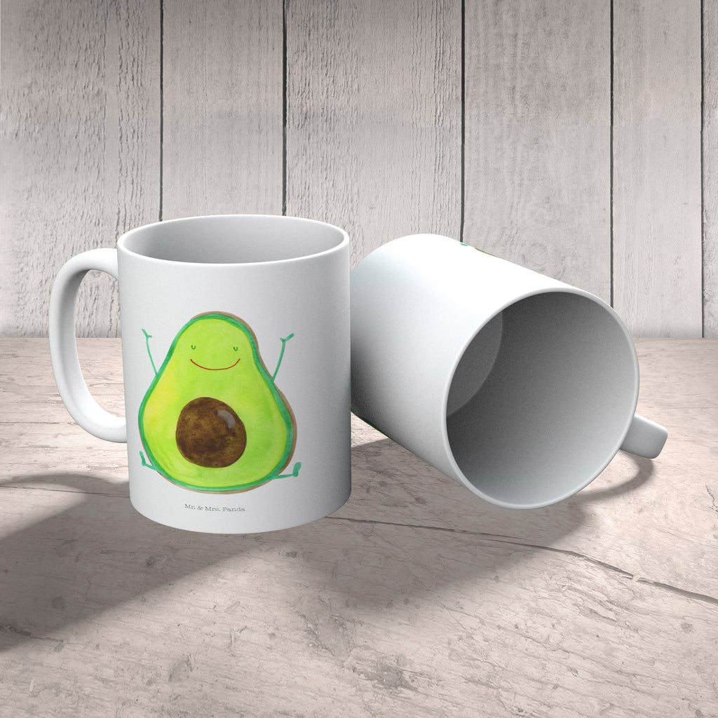 Kindertasse Avocado Happy Kunststoff Tasse, Kindergarten, Tasse, Trinkbecher, Camping Becher, Kaffeetasse, Kunststoffbecher, Kindergartenbecher, Outdoorgeschirr, Kunststoffgeschirr, Reisebecher, Reisetasse, Kinderbecher, Avocado, Veggie, Vegan, Gesund, Chaos