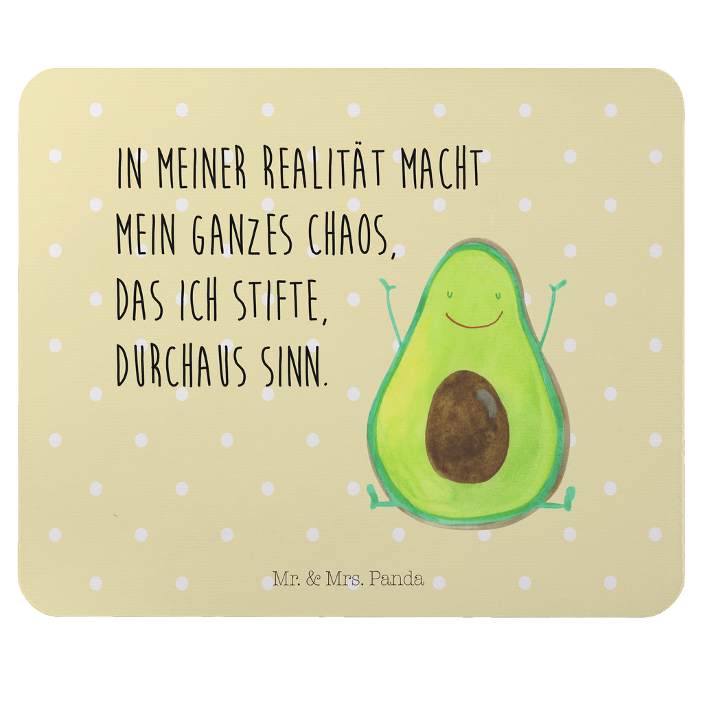 Mauspad Avocado Happy Mousepad, Computer zubehör, Büroausstattung, PC Zubehör, Arbeitszimmer, Mauspad, Einzigartiges Mauspad, Designer Mauspad, Avocado, Veggie, Vegan, Gesund, Chaos
