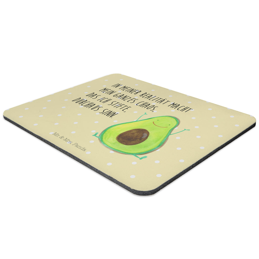 Mauspad Avocado Happy Mousepad, Computer zubehör, Büroausstattung, PC Zubehör, Arbeitszimmer, Mauspad, Einzigartiges Mauspad, Designer Mauspad, Avocado, Veggie, Vegan, Gesund, Chaos