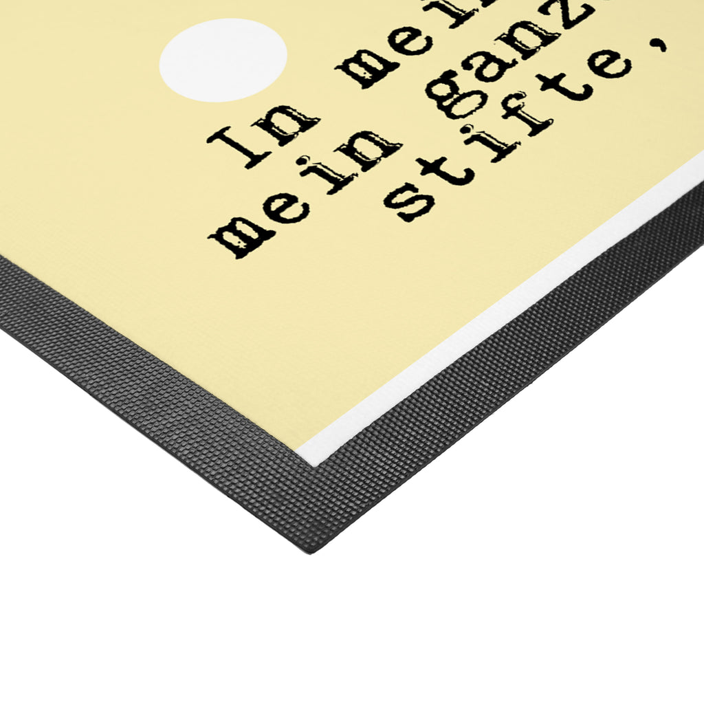 Fußmatte Avocado Happy Türvorleger, Schmutzmatte, Fußabtreter, Matte, Schmutzfänger, Fußabstreifer, Schmutzfangmatte, Türmatte, Motivfußmatte, Haustürmatte, Vorleger, Avocado, Veggie, Vegan, Gesund, Chaos