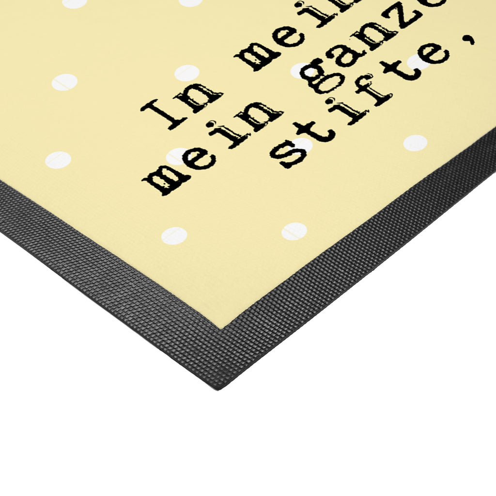 Fußmatte Avocado Happy Türvorleger, Schmutzmatte, Fußabtreter, Matte, Schmutzfänger, Fußabstreifer, Schmutzfangmatte, Türmatte, Motivfußmatte, Haustürmatte, Vorleger, Avocado, Veggie, Vegan, Gesund, Chaos