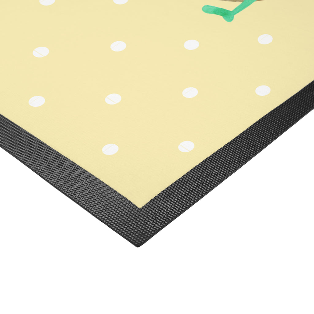 Fußmatte Avocado Happy Türvorleger, Schmutzmatte, Fußabtreter, Matte, Schmutzfänger, Fußabstreifer, Schmutzfangmatte, Türmatte, Motivfußmatte, Haustürmatte, Vorleger, Avocado, Veggie, Vegan, Gesund, Chaos