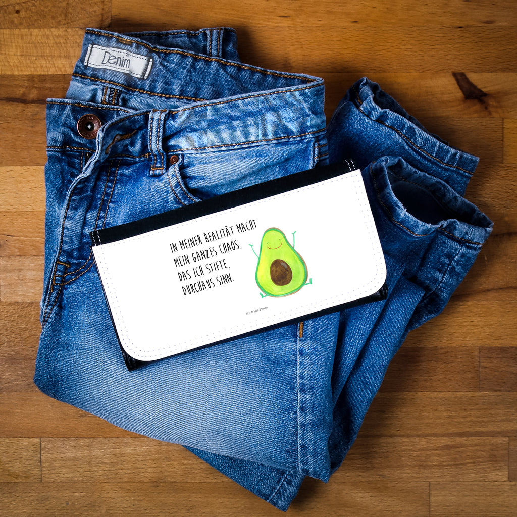 Damen Portemonnaie Avocado Happy Portemonnaie, Portemonee, Geldbörse, Damen, Groß, XXL, Geldbeutel, Portemonnaies, Avocado, Veggie, Vegan, Gesund, Chaos