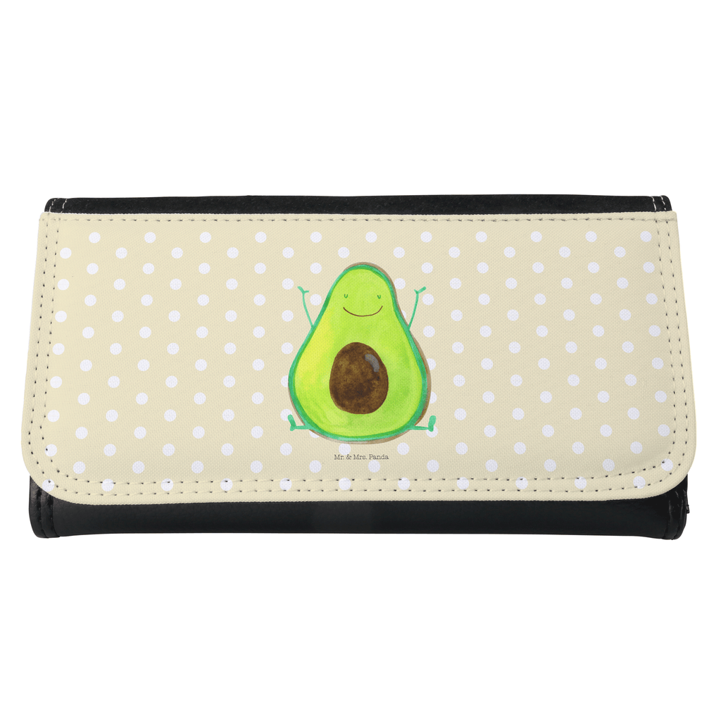 Damen Portemonnaie Avocado Happy Portemonnaie, Portemonee, Geldbörse, Damen, Groß, XXL, Geldbeutel, Portemonnaies, Avocado, Veggie, Vegan, Gesund, Chaos