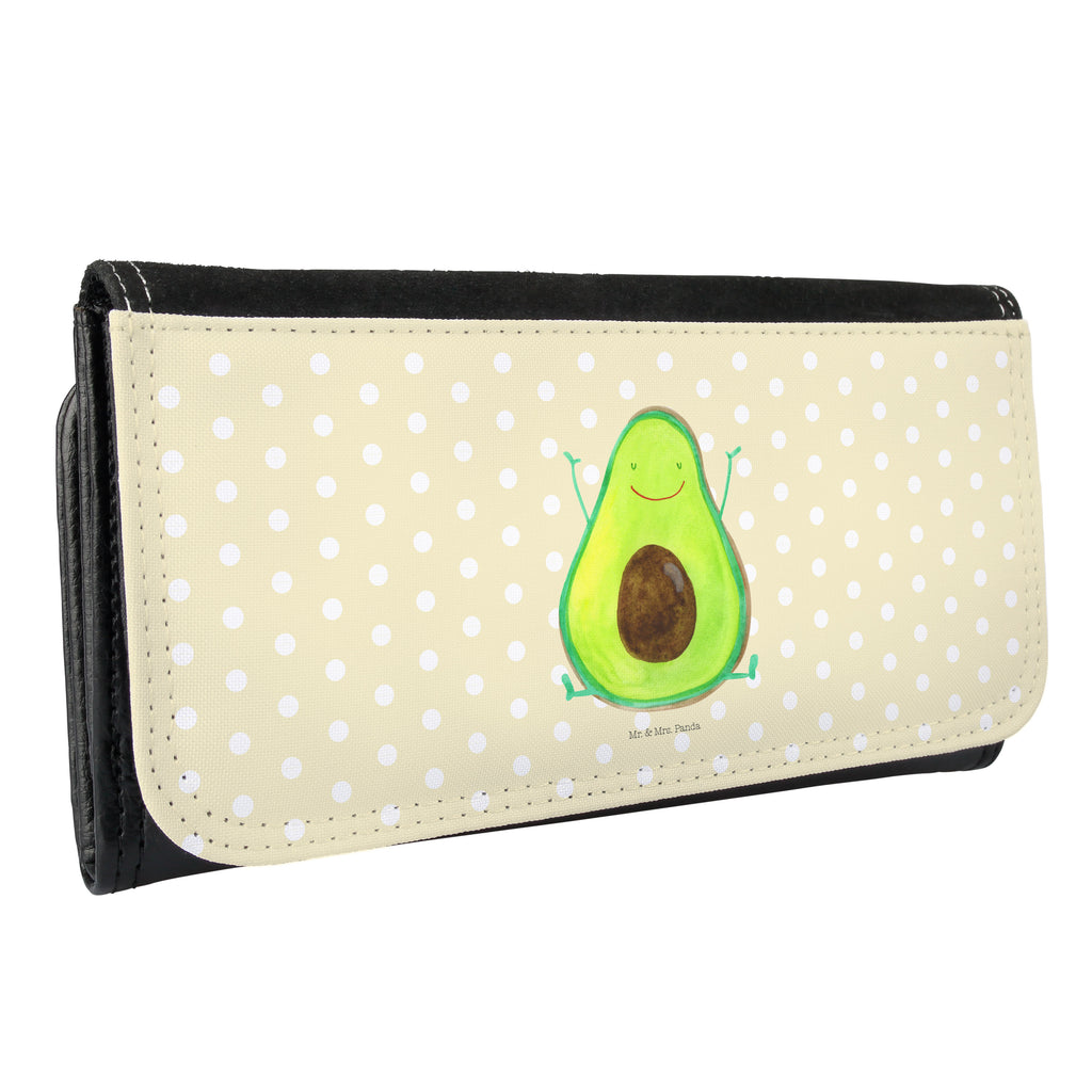 Damen Portemonnaie Avocado Happy Portemonnaie, Portemonee, Geldbörse, Damen, Groß, XXL, Geldbeutel, Portemonnaies, Avocado, Veggie, Vegan, Gesund, Chaos