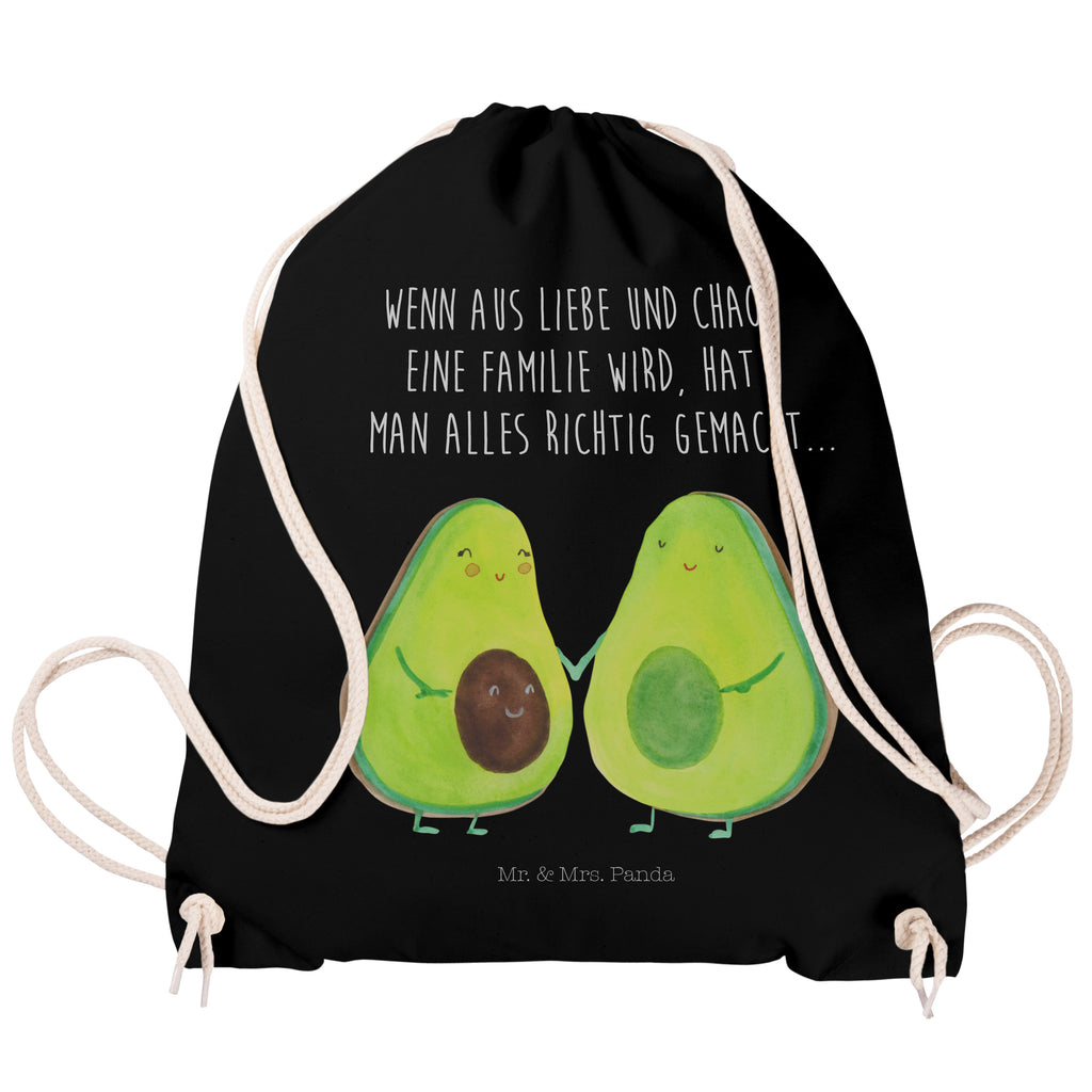 Sportbeutel Avocado Pärchen Turnbeutel, Beutel, Sporttasche, Tasche, Stoffbeutel, Avocado, Veggie, Vegan, Gesund, Avocuddle, Liebe, Schwangerschaft, Familie, Babyshower, Babyparty, Hochzeit, Kinder, Avocados, Geburt
