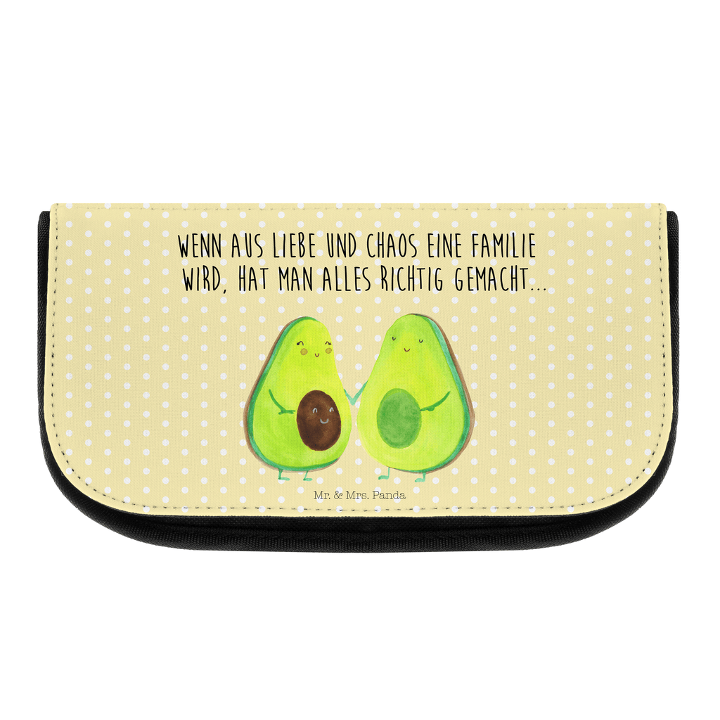 Kosmetiktasche Avocado Pärchen Kosmetikbeutel, Kulturtasche, Kulturbeutel, Schminktasche, Make-Up Tasche, Avocado, Veggie, Vegan, Gesund, Avocuddle, Liebe, Schwangerschaft, Familie, Babyshower, Babyparty, Hochzeit, Kinder, Avocados, Geburt