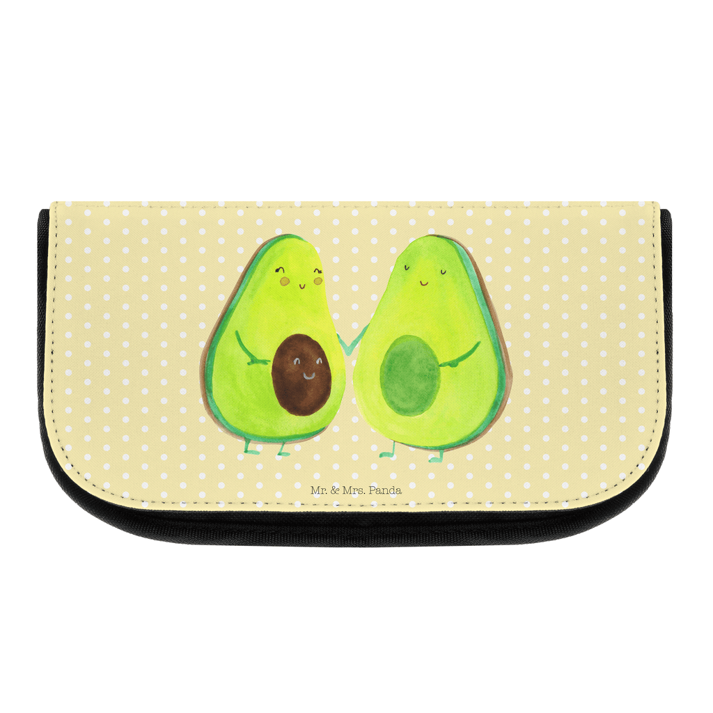 Kosmetiktasche Avocado Pärchen Kosmetikbeutel, Kulturtasche, Kulturbeutel, Schminktasche, Make-Up Tasche, Avocado, Veggie, Vegan, Gesund, Avocuddle, Liebe, Schwangerschaft, Familie, Babyshower, Babyparty, Hochzeit, Kinder, Avocados, Geburt