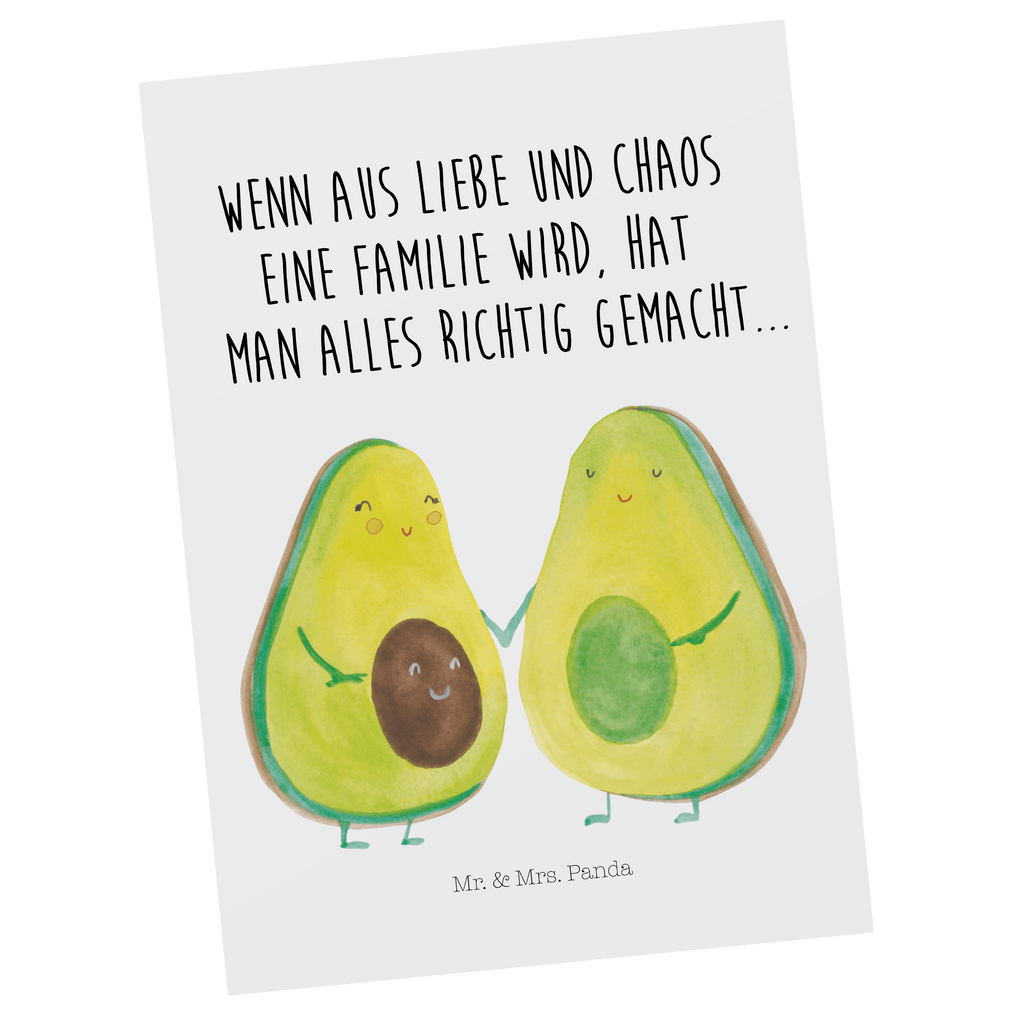 Postkarte Avocado Pärchen Geschenkkarte, Grußkarte, Karte, Einladung, Ansichtskarte, Geburtstagskarte, Einladungskarte, Dankeskarte, Avocado, Veggie, Vegan, Gesund, Avocuddle, Liebe, Schwangerschaft, Familie, Babyshower, Babyparty, Hochzeit, Kinder, Avocados, Geburt