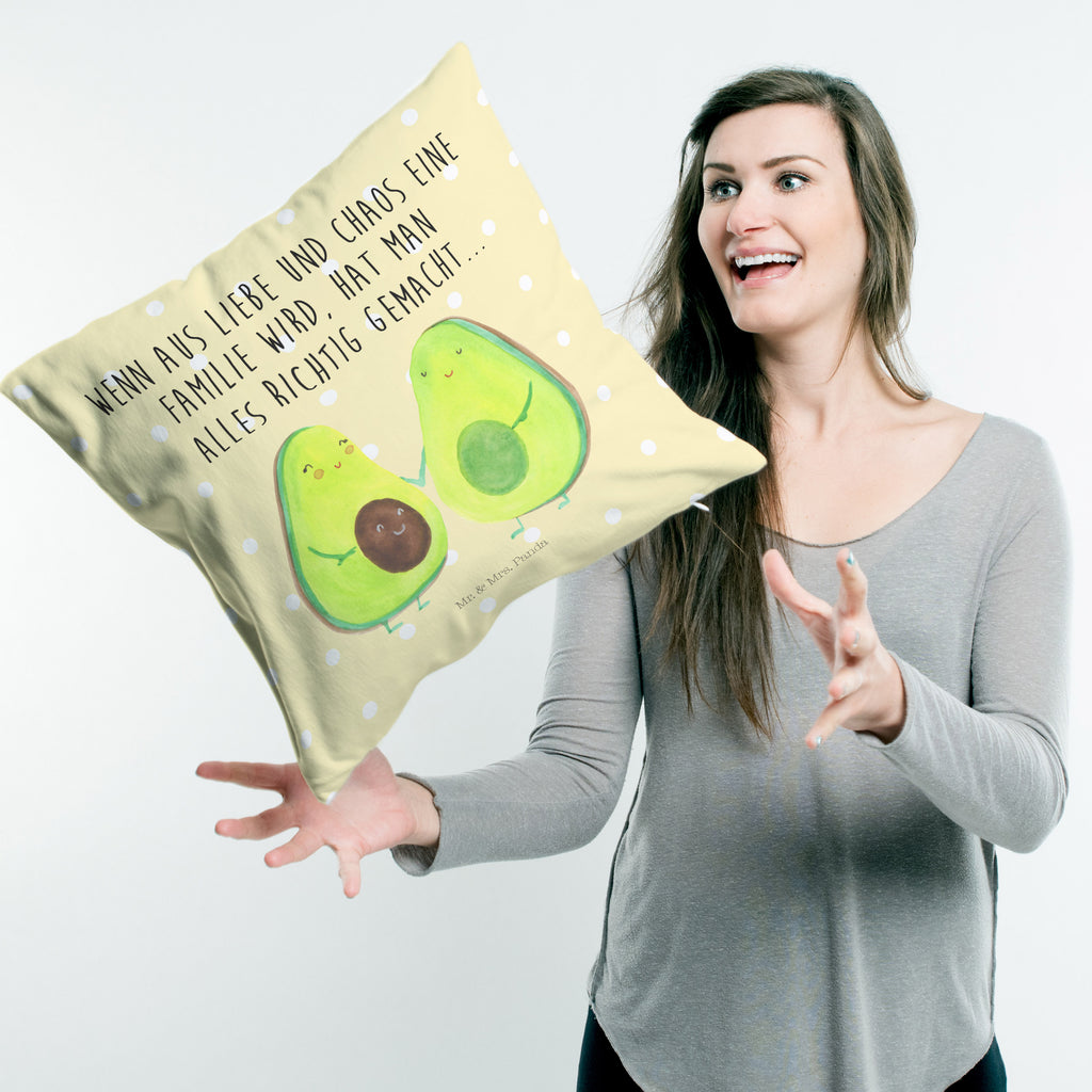 40x40 Kissen Avocado Pärchen Kissenhülle, Kopfkissen, Sofakissen, Dekokissen, Motivkissen, Avocado, Veggie, Vegan, Gesund, Avocuddle, Liebe, Schwangerschaft, Familie, Babyshower, Babyparty, Hochzeit, Kinder, Avocados, Geburt