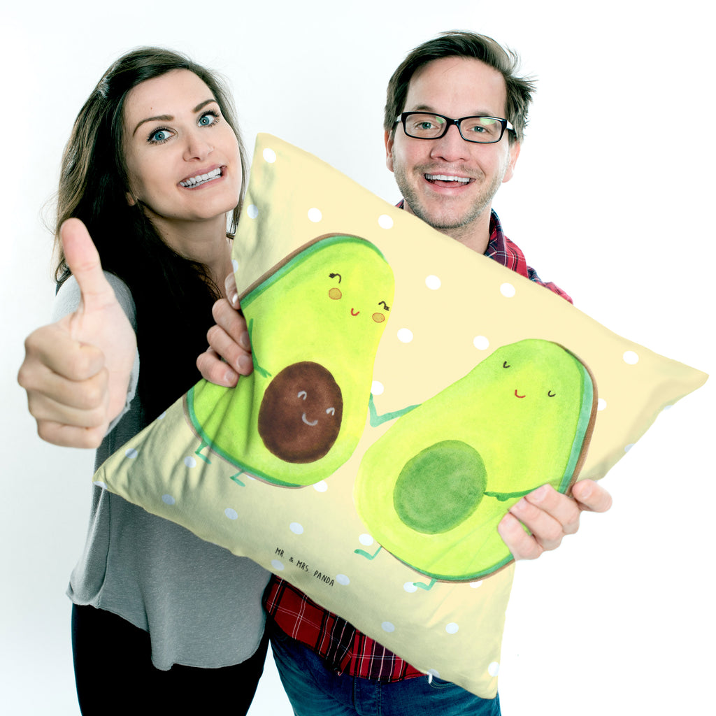 40x40 Kissen Avocado Pärchen Kissenhülle, Kopfkissen, Sofakissen, Dekokissen, Motivkissen, Avocado, Veggie, Vegan, Gesund, Avocuddle, Liebe, Schwangerschaft, Familie, Babyshower, Babyparty, Hochzeit, Kinder, Avocados, Geburt
