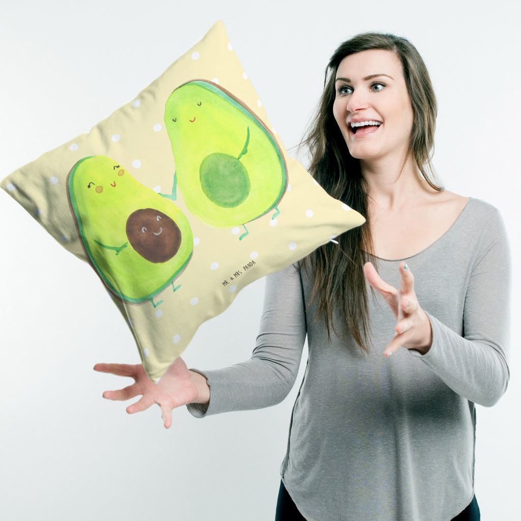 40x40 Kissen Avocado Pärchen Kissenhülle, Kopfkissen, Sofakissen, Dekokissen, Motivkissen, Avocado, Veggie, Vegan, Gesund, Avocuddle, Liebe, Schwangerschaft, Familie, Babyshower, Babyparty, Hochzeit, Kinder, Avocados, Geburt