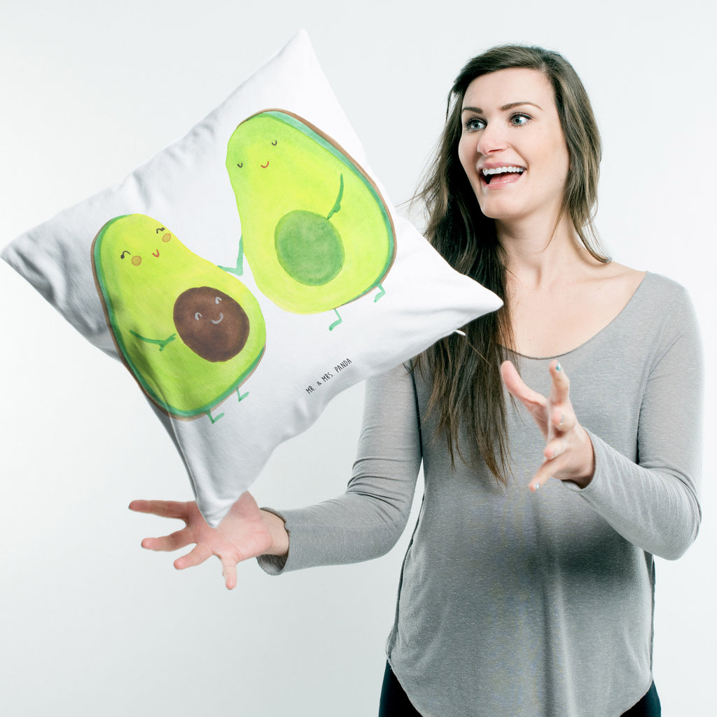 40x40 Kissen Avocado Pärchen Kissenhülle, Kopfkissen, Sofakissen, Dekokissen, Motivkissen, Avocado, Veggie, Vegan, Gesund, Avocuddle, Liebe, Schwangerschaft, Familie, Babyshower, Babyparty, Hochzeit, Kinder, Avocados, Geburt