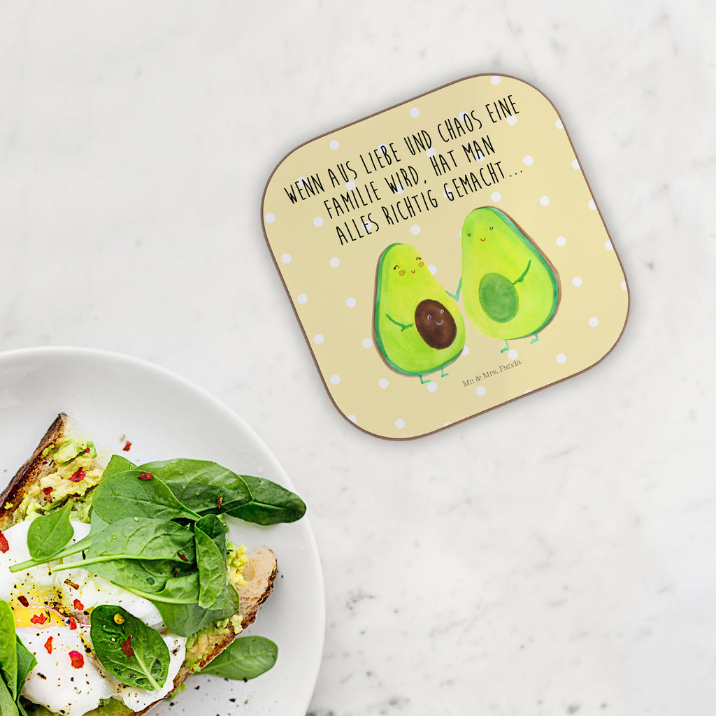 Quadratische Untersetzer Avocado Pärchen Bierdeckel, Glasuntersetzer, Untersetzer Gläser, Getränkeuntersetzer, Avocado, Veggie, Vegan, Gesund, Avocuddle, Liebe, Schwangerschaft, Familie, Babyshower, Babyparty, Hochzeit, Kinder, Avocados, Geburt