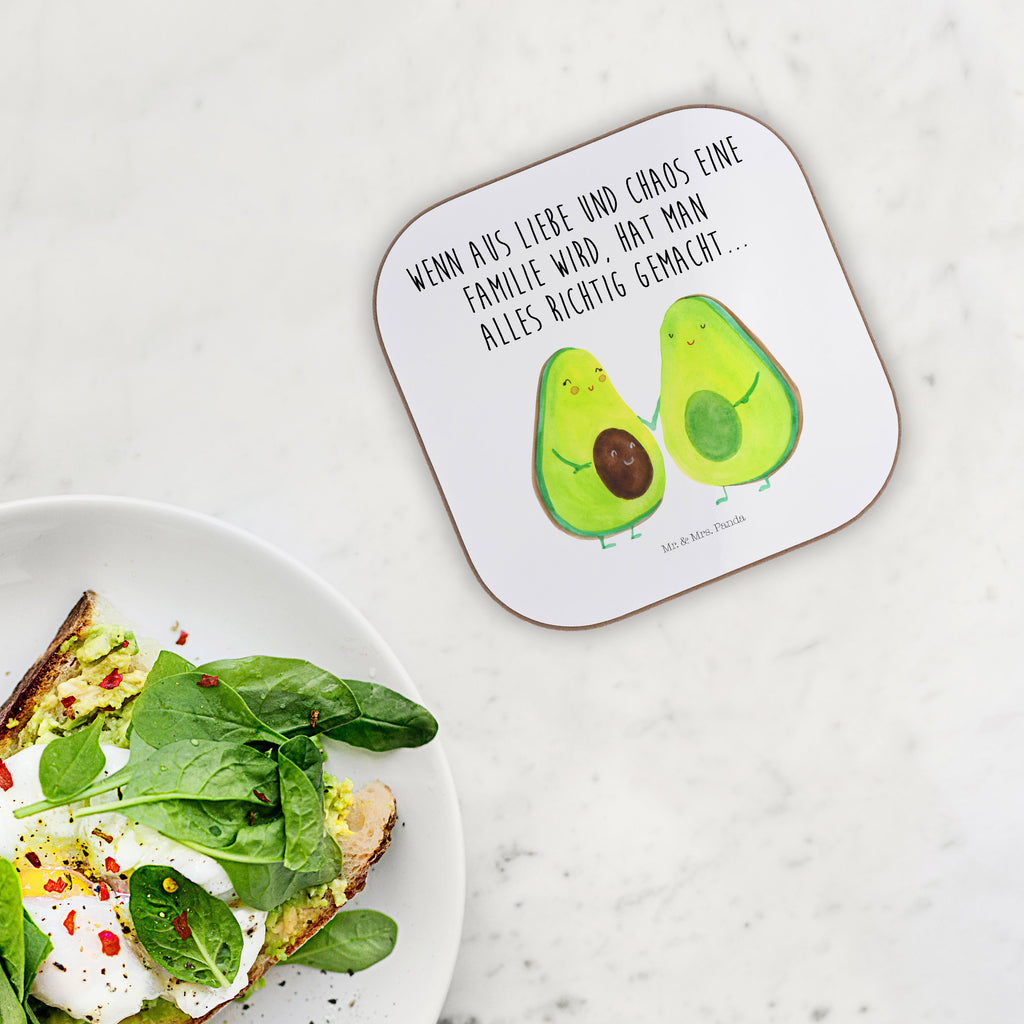 Quadratische Untersetzer Avocado Pärchen Bierdeckel, Glasuntersetzer, Untersetzer Gläser, Getränkeuntersetzer, Avocado, Veggie, Vegan, Gesund, Avocuddle, Liebe, Schwangerschaft, Familie, Babyshower, Babyparty, Hochzeit, Kinder, Avocados, Geburt