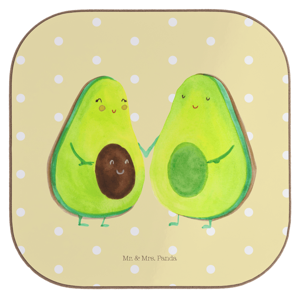 Quadratische Untersetzer Avocado Pärchen Bierdeckel, Glasuntersetzer, Untersetzer Gläser, Getränkeuntersetzer, Avocado, Veggie, Vegan, Gesund, Avocuddle, Liebe, Schwangerschaft, Familie, Babyshower, Babyparty, Hochzeit, Kinder, Avocados, Geburt