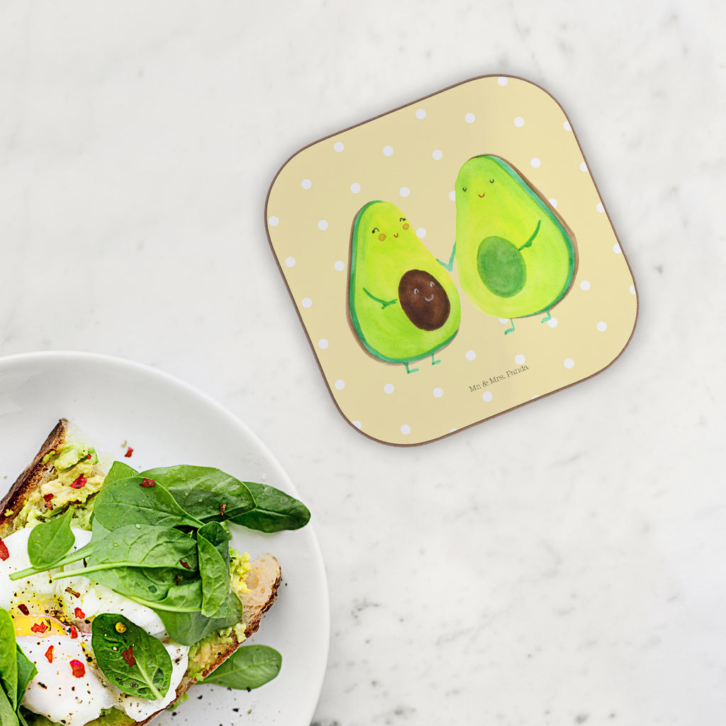 Quadratische Untersetzer Avocado Pärchen Bierdeckel, Glasuntersetzer, Untersetzer Gläser, Getränkeuntersetzer, Avocado, Veggie, Vegan, Gesund, Avocuddle, Liebe, Schwangerschaft, Familie, Babyshower, Babyparty, Hochzeit, Kinder, Avocados, Geburt
