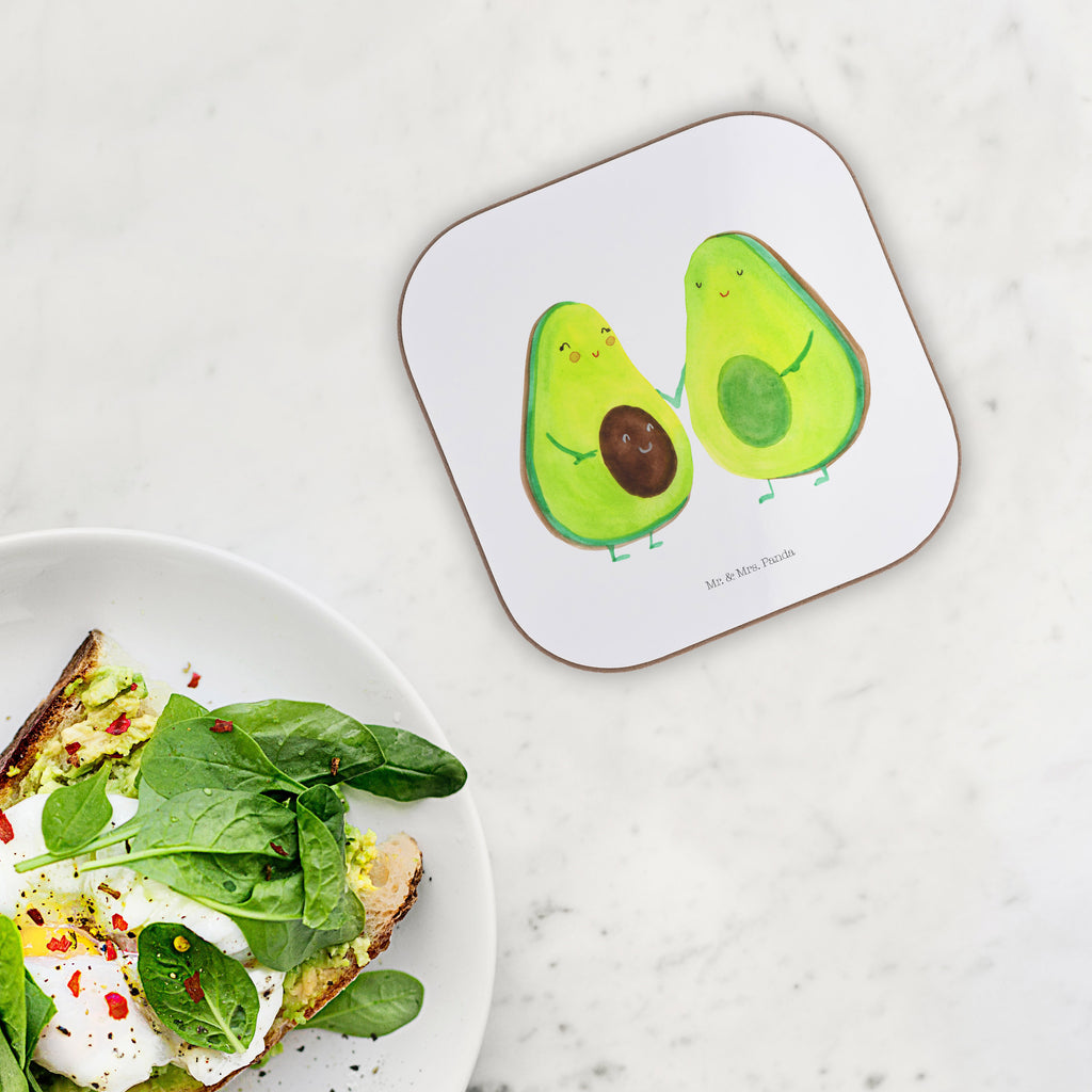 Quadratische Untersetzer Avocado Pärchen Bierdeckel, Glasuntersetzer, Untersetzer Gläser, Getränkeuntersetzer, Avocado, Veggie, Vegan, Gesund, Avocuddle, Liebe, Schwangerschaft, Familie, Babyshower, Babyparty, Hochzeit, Kinder, Avocados, Geburt